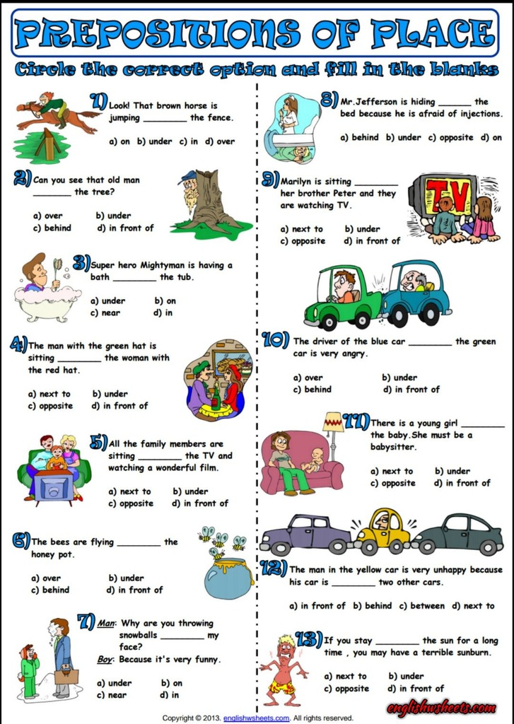 Preposition with gap ....