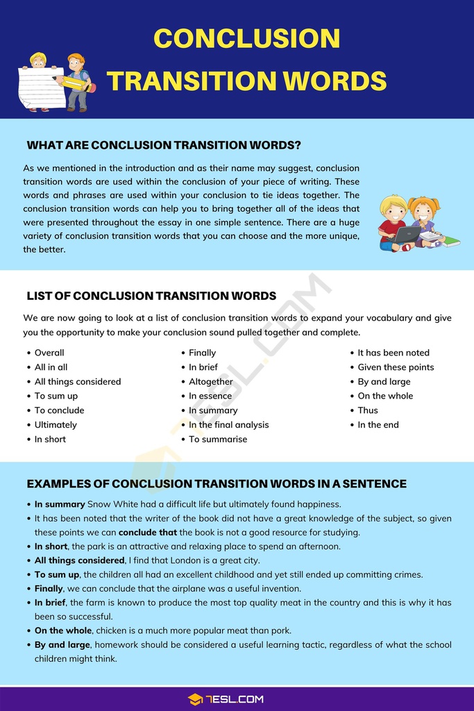 Conclusion-Transition-Words