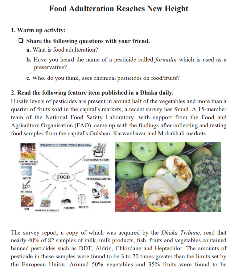 food adulteration